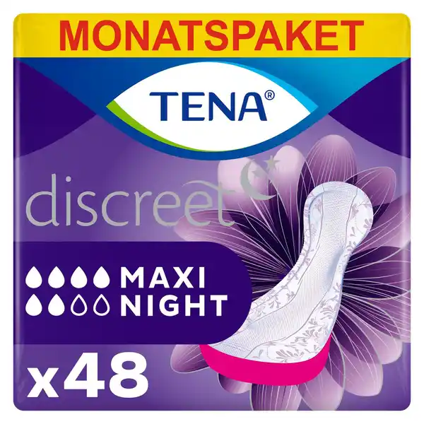 Bild 2 von TENA Protect+ Maxi Night Einlage 48 Stk.
