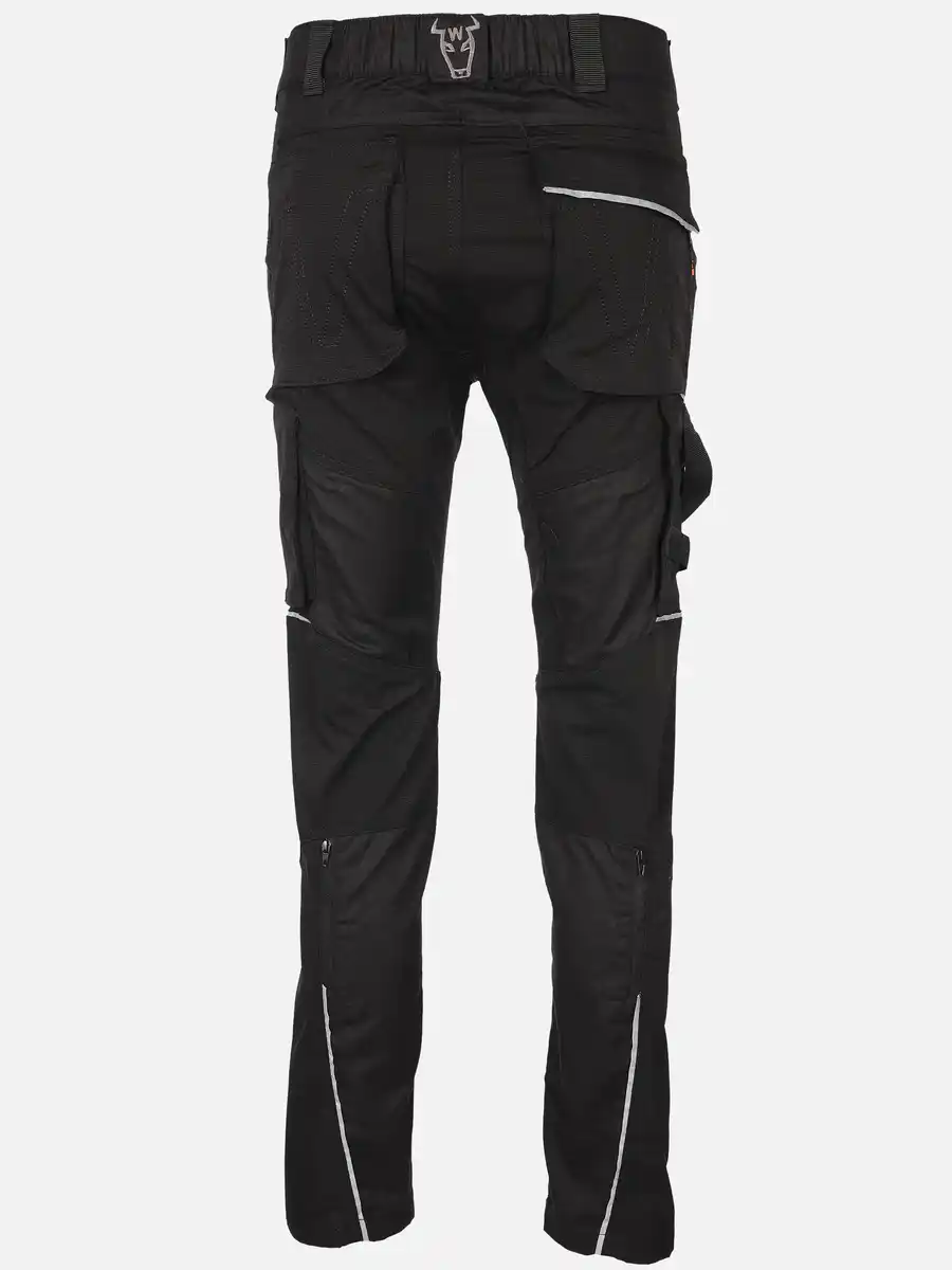 Bild 2 von Herren Arbeitshose High Stretch mit vielen Details Schwarz