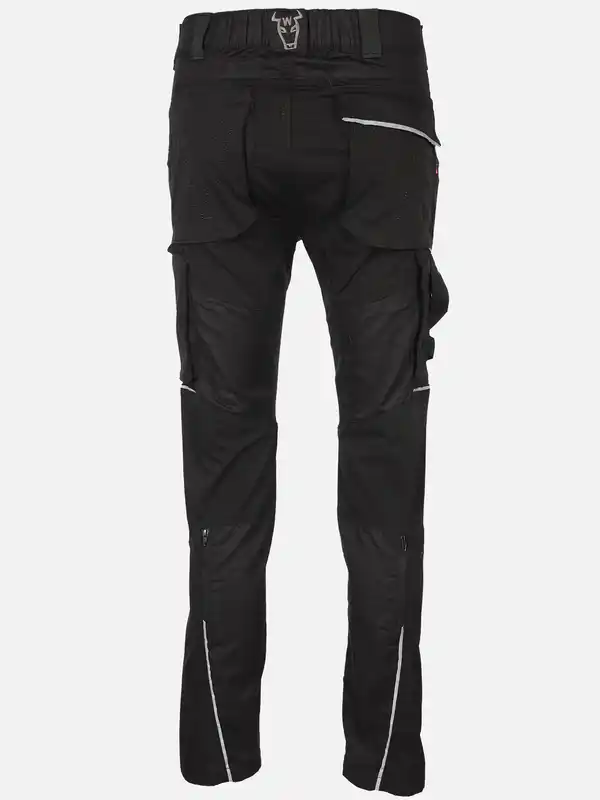 Bild 2 von Herren Arbeitshose High Stretch mit vielen Details Schwarz