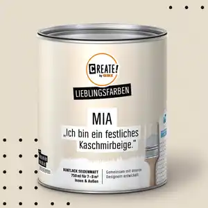 CREATE! by OBI Lieblingsfarben Buntlack Mia Kaschmirbeige seidenmatt 750ml