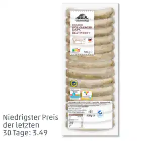 MÜHLENHOF Frische Nürnberger Rostbratwurst