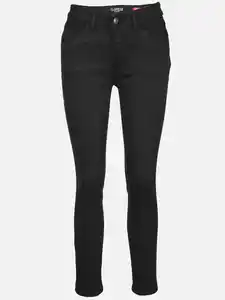 Damen Jeans in Slim Fit Schwarz