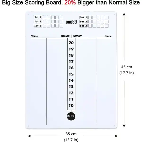 Bild 3 von Professional Perfection Dartscheibe mit Pfeilen Steeldartscheibe aus Sisal mit Rotschutzring