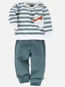 Baby Jungen Set bestehend aus Sweatshirt und Hose Blau