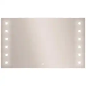 KRISTALLFORM Lichtspiegel »Capella«, LED, BxH: 100 x 60 cm - transparent