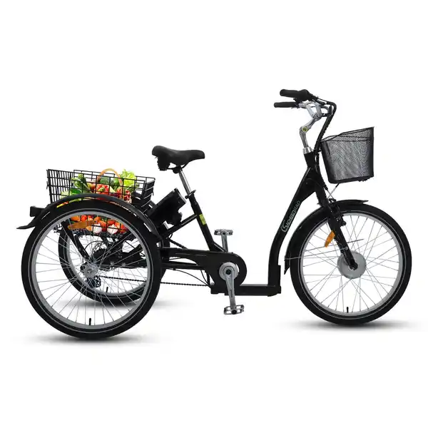 Bild 2 von SachsenRad Lastenrad Dreirad T3A Trio mit Alarmanlage, Klapprad