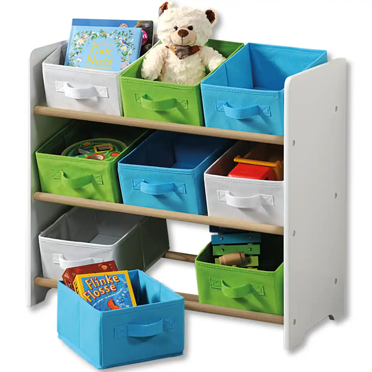 Bild 1 von Aufbewahrungsregal für Kinder - weiß