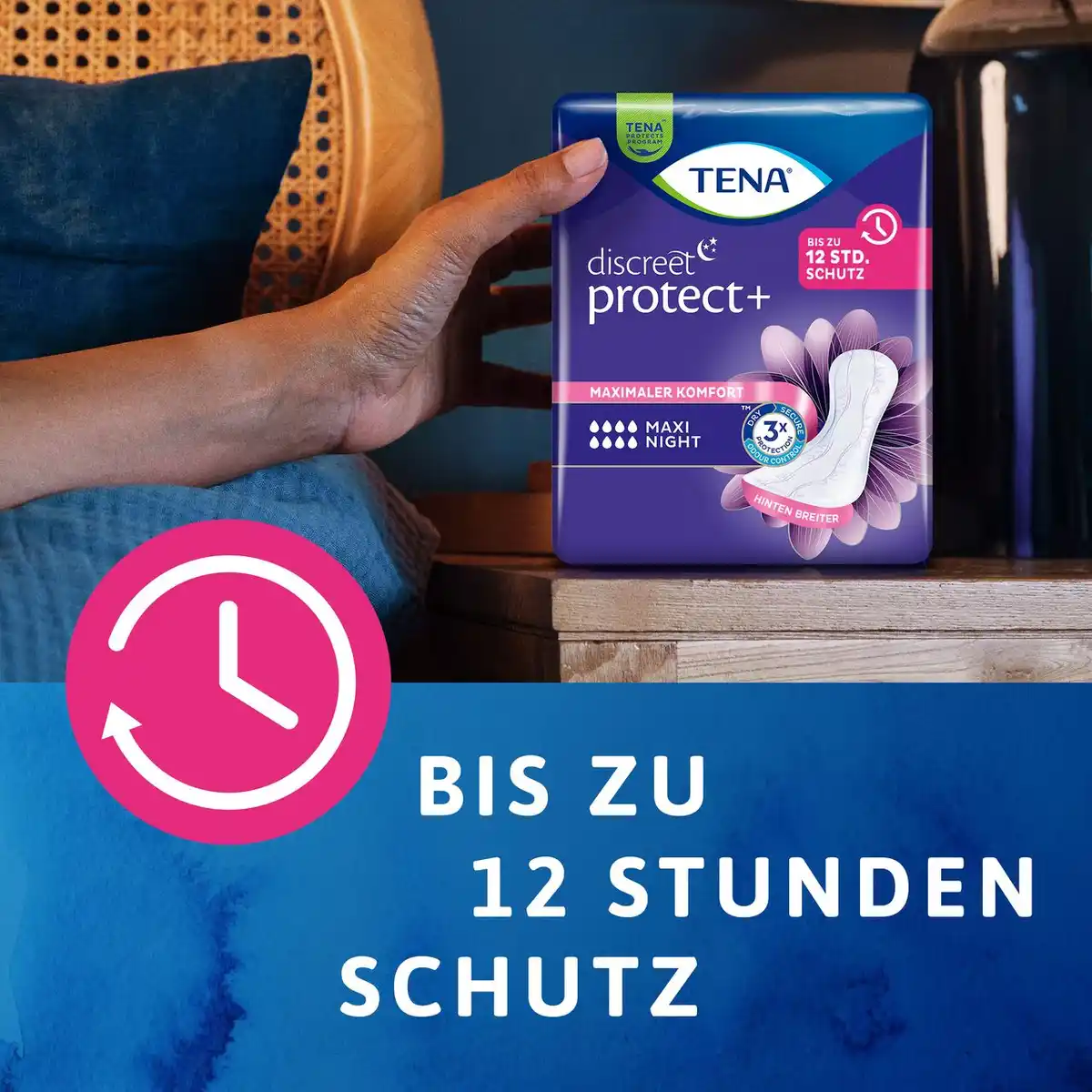 Bild 4 von TENA Protect+ Maxi Night Einlage 48 Stk.
