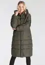 Bild 1 von ONLY Steppmantel ONLTINA PUFFER X LONG COAT OTW mit Kapuze, Grün