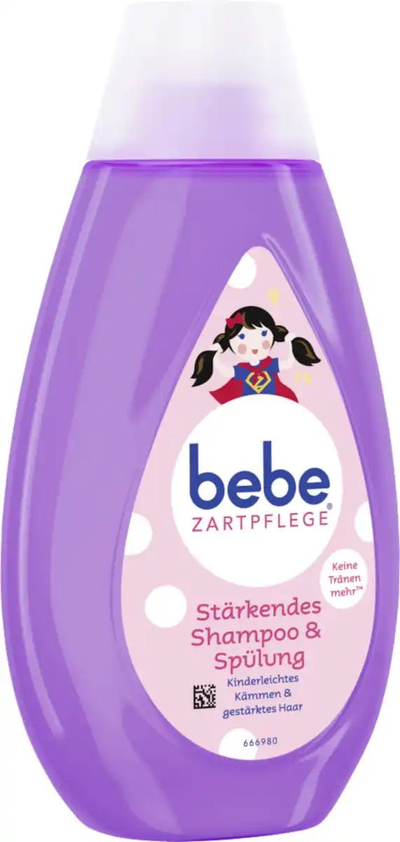 Bild 2 von bebe ZARTPFLEGE Stärkendes Shampoo und Spülung, 300 ml