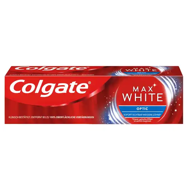 Bild 1 von Colgate Max White Optic Zahnpasta, 75 ml