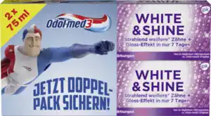 Odol med3 Odol-med3 White Shine Zahncreme 2x75ml, 150 ml