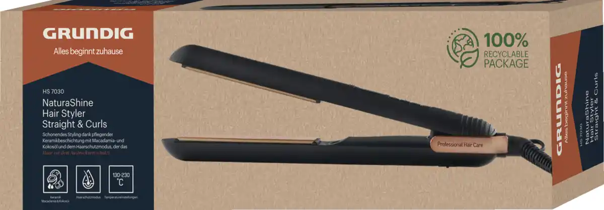 Bild 1 von Grundig Haarglätter HS 7030 (Natura Shine)