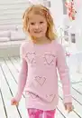 Bild 1 von KIDSWORLD Longpullover mit niedlichen Herzen, Rosa