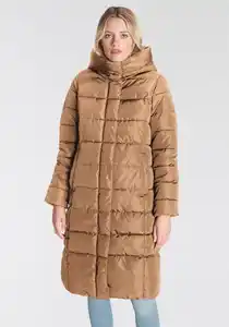 ONLY Steppmantel ONLTINA PUFFER X LONG COAT OTW mit Kapuze