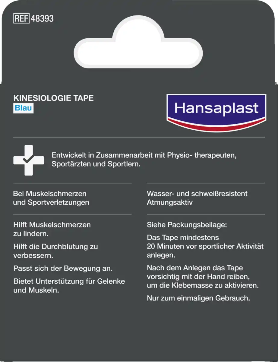 Bild 3 von Hansaplast Kinesiologie Tape blau