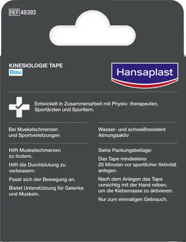 Bild 3 von Hansaplast Kinesiologie Tape blau