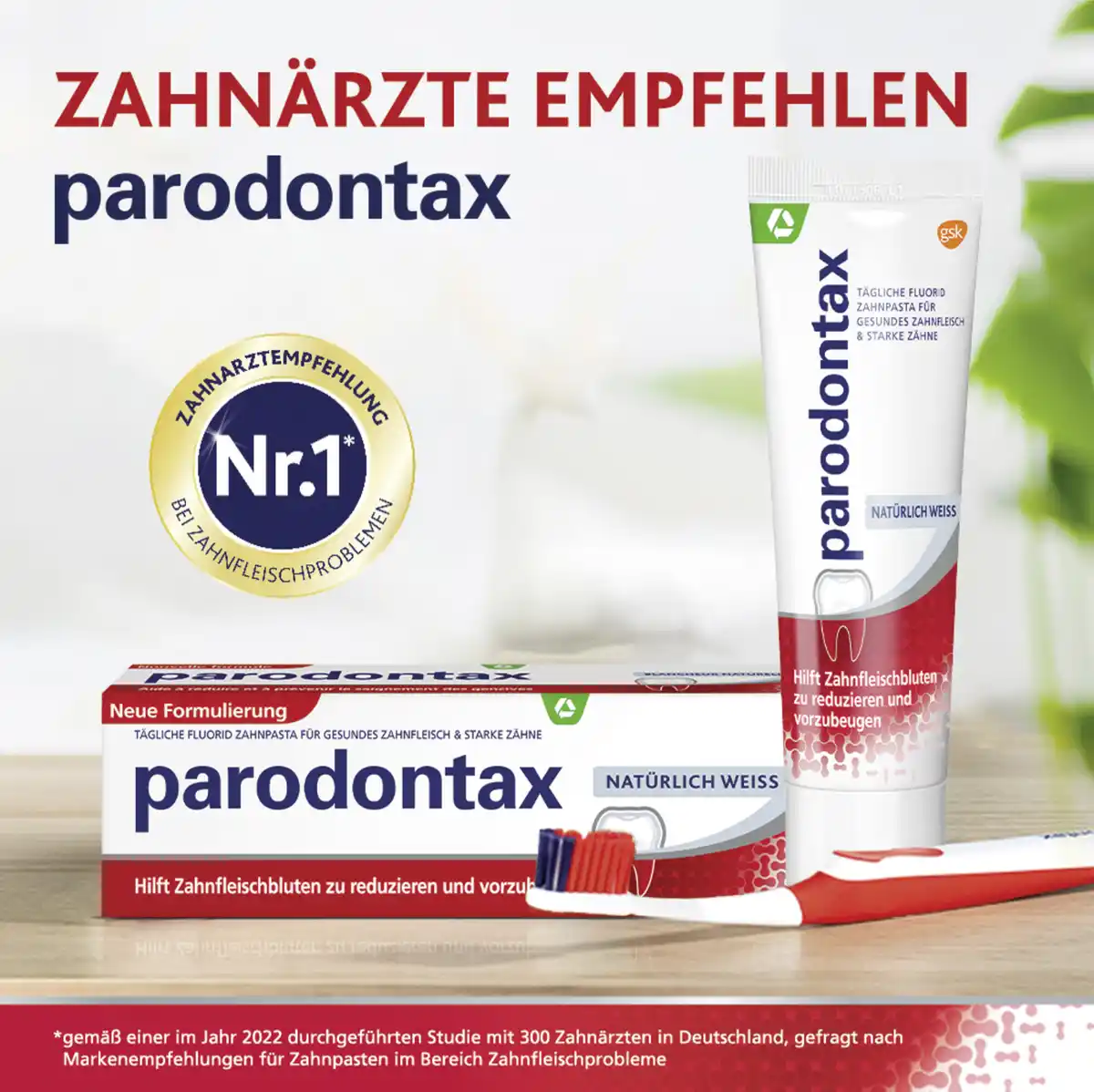 Bild 4 von Parodontax Natürlich Weiss Zahncreme, 75 ml