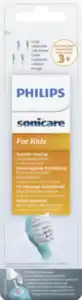 PHILIPS Sonicare For Kids HX6034/33 Mini-Bürstenköpfe für Schallzahnbürste ab 3 Jahren