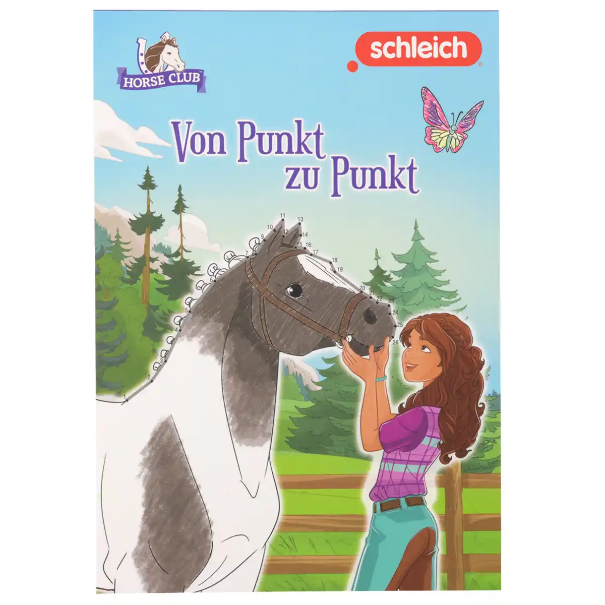 Bild 1 von Schleich Malblock von Punkt zu Punkt LILA
