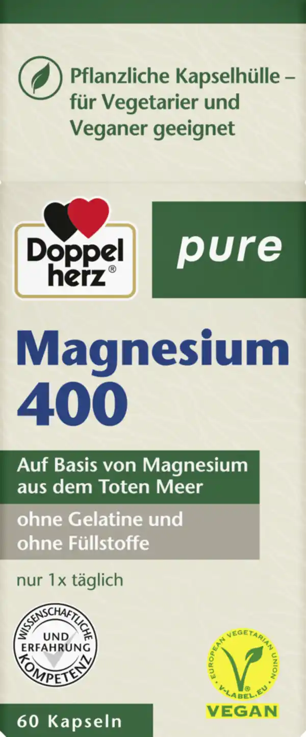 Bild 1 von Doppelherz pure Magnesium 400 Kapseln