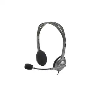 Logitech H110 Kabelgebundenes Beidseitiges Headset Stereo 3,5mm Klinke Silber