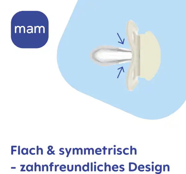 Bild 3 von MAM Schnuller Original Night, Silikon, 0-6 M., Hase/Mond