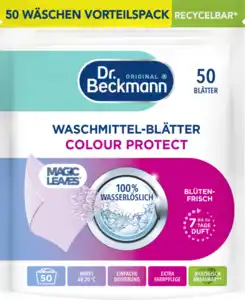 Dr. Beckmann Magic Leaves Waschmittel-Blätter Color 50 WL