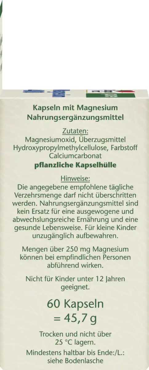 Bild 2 von Doppelherz pure Magnesium 400 Kapseln