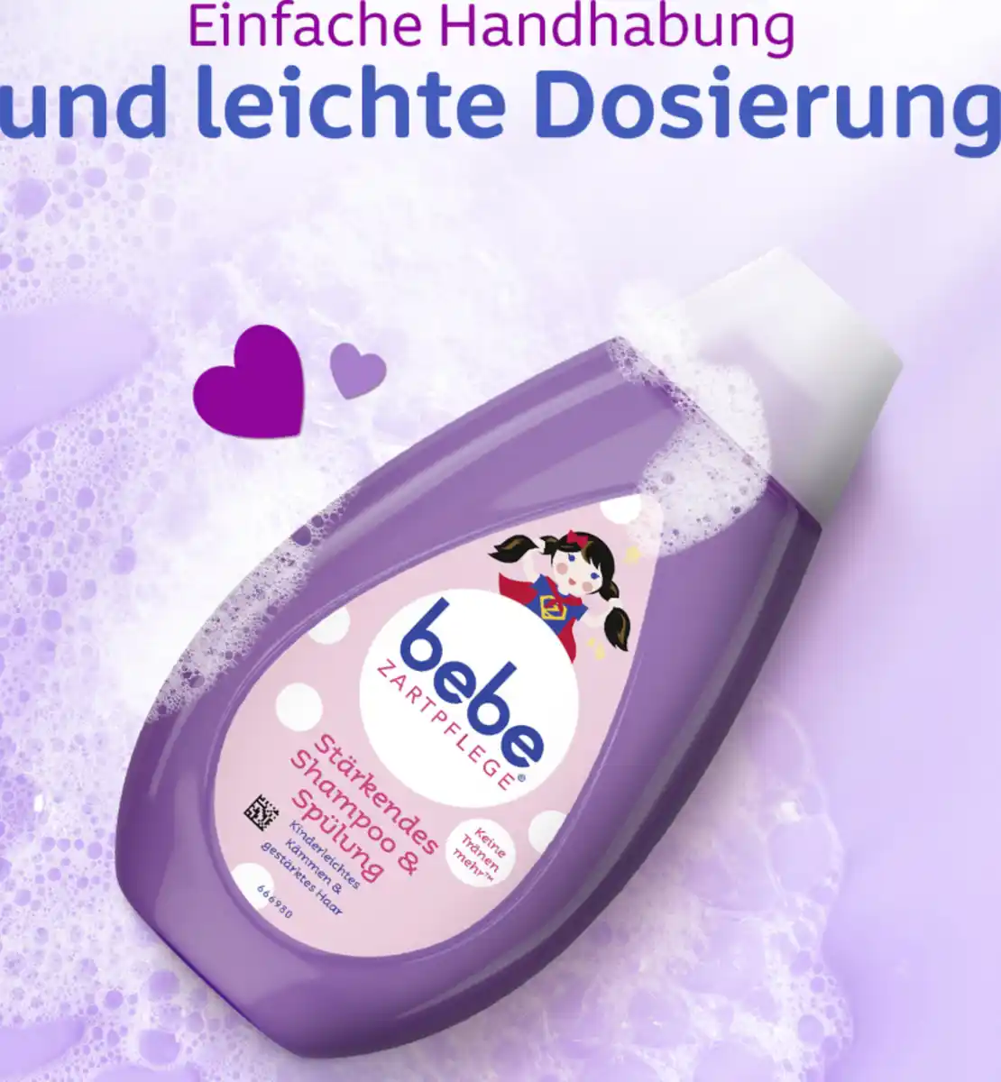 Bild 3 von bebe ZARTPFLEGE Stärkendes Shampoo und Spülung, 300 ml