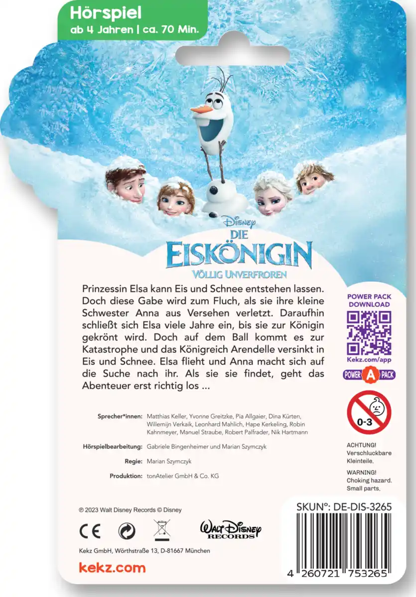 Bild 2 von Kekz Audiochip Disney Die Eiskönigin - Völlig Unverfroren