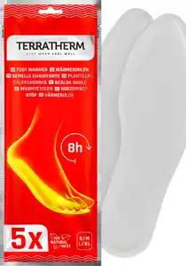 TerraTherm Vorteilspack Wärmesohlen, Gr. XL (44-46), 5 Paar