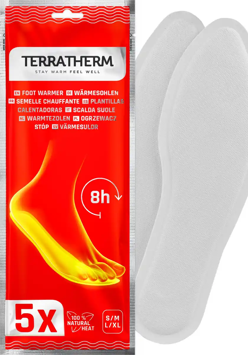 Bild 1 von TerraTherm Vorteilspack Wärmesohlen, Gr. XL (44-46), 5 Paar