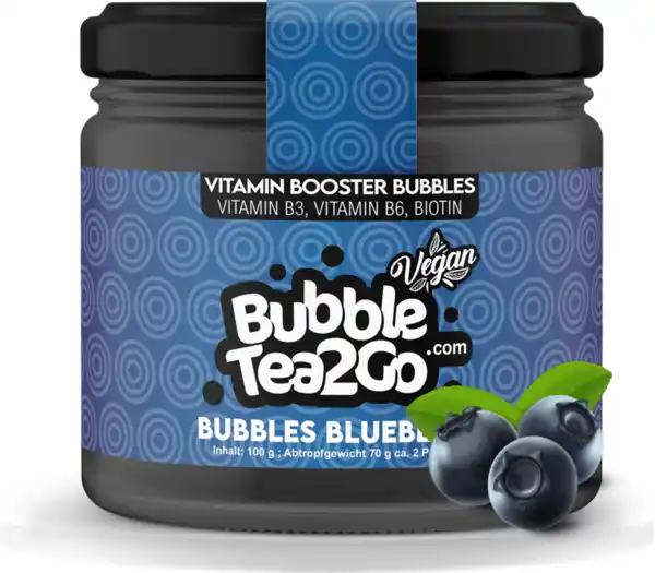 Bild 1 von BubbleTea2Go Bubbles Blueberry, 100 g