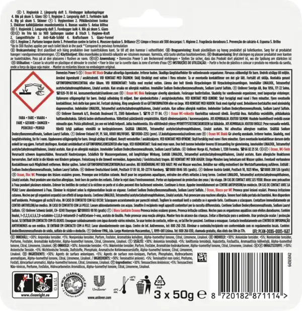 Bild 2 von Domestos Power 5 WC-Stein Ocean, 150 g