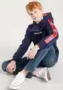 Bild 1 von Levi's® Kids Kapuzensweatshirt LOGO TAPING PULLOVER HOODIE for BOYS, Blau