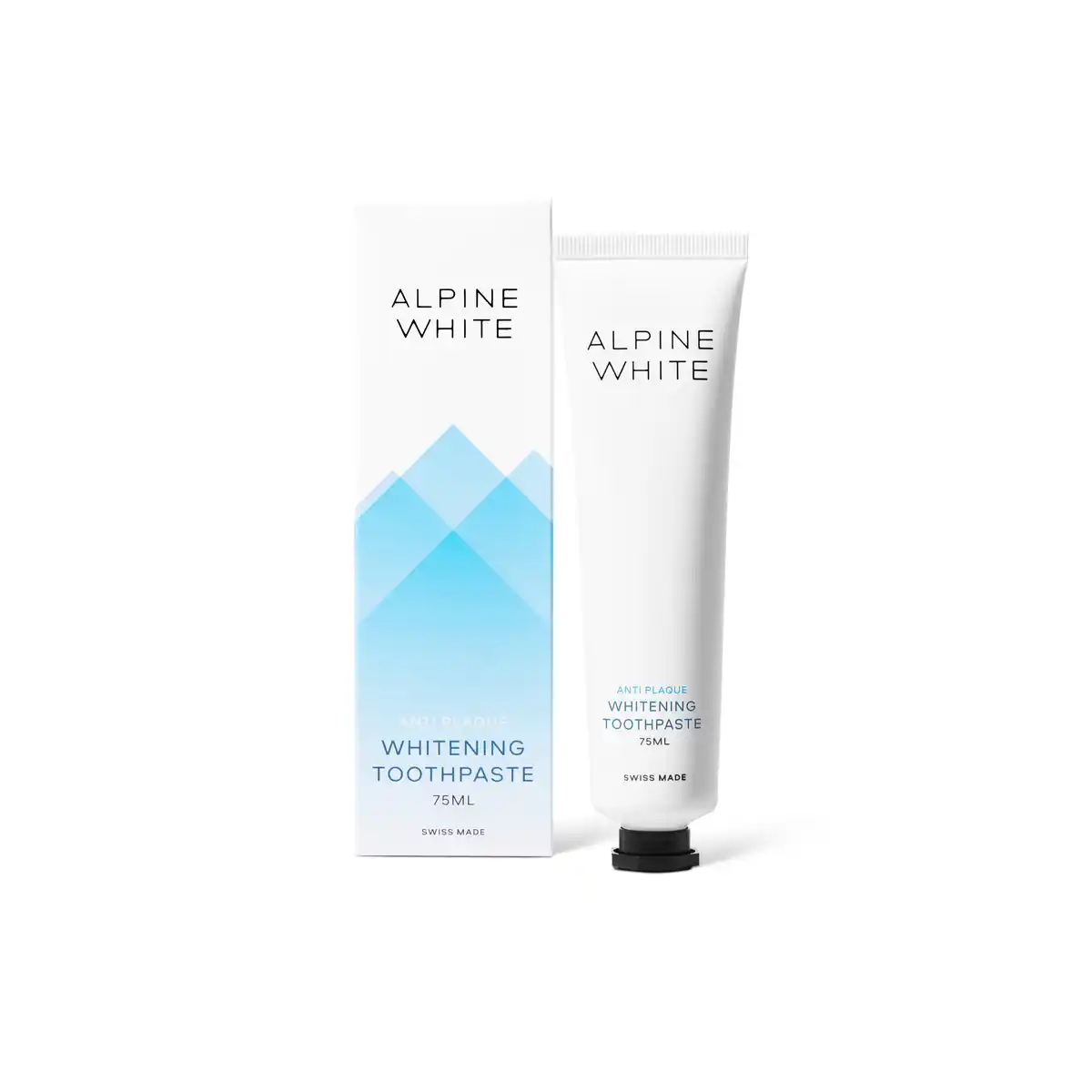 Bild 1 von ALPINE WHITE Whitening Zahnpasta Anti Plaque, 75 ml
