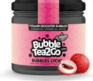 BubbleTea2Go Bubbles Lychee, 100 g