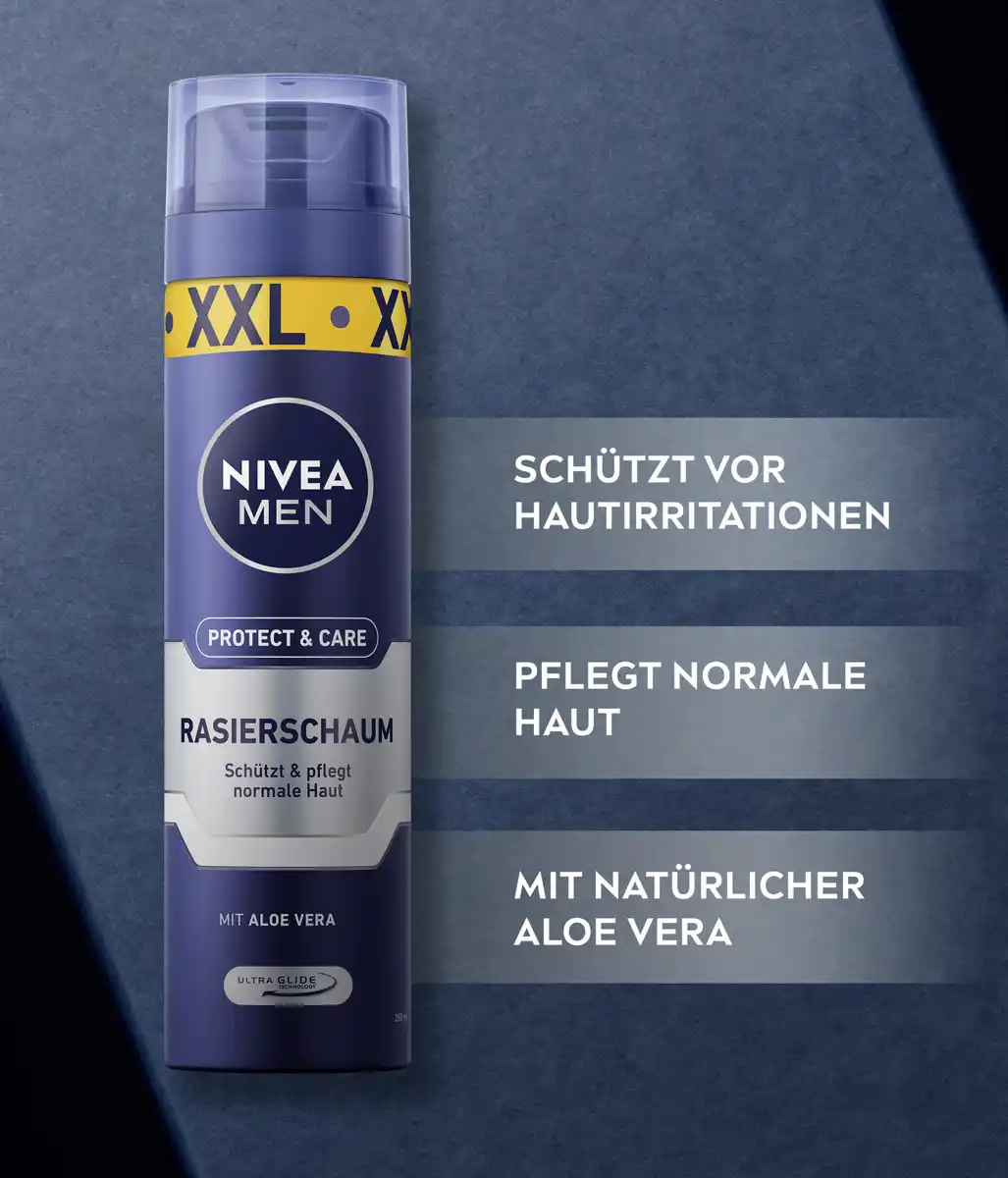 Bild 4 von NIVEA MEN Rasierschaum Protect & Care, 250 ml