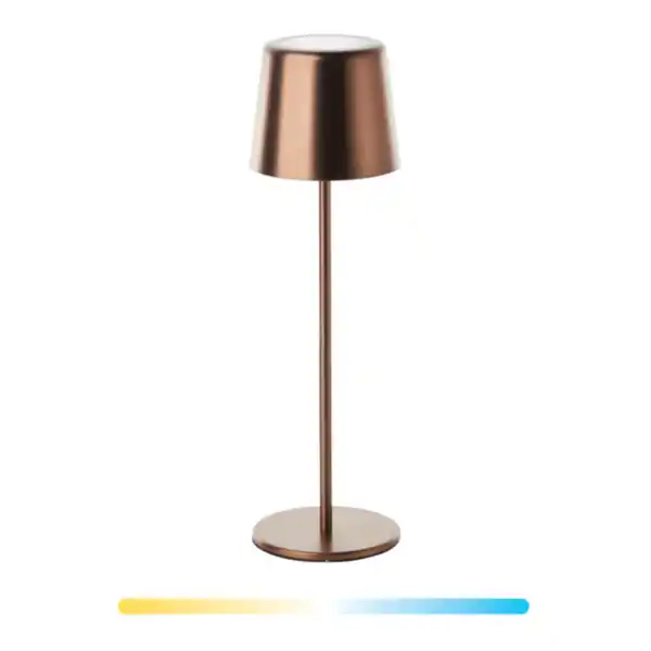 Bild 1 von LED-Akku-Tischleuchte Lia Deluxe, bronze gebürstet