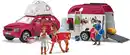 Bild 1 von Schleich® Spielwelt HORSE CLUB, Abenteuer mit Auto und Pferdeanhänger (42535), Made in Europe, Bunt