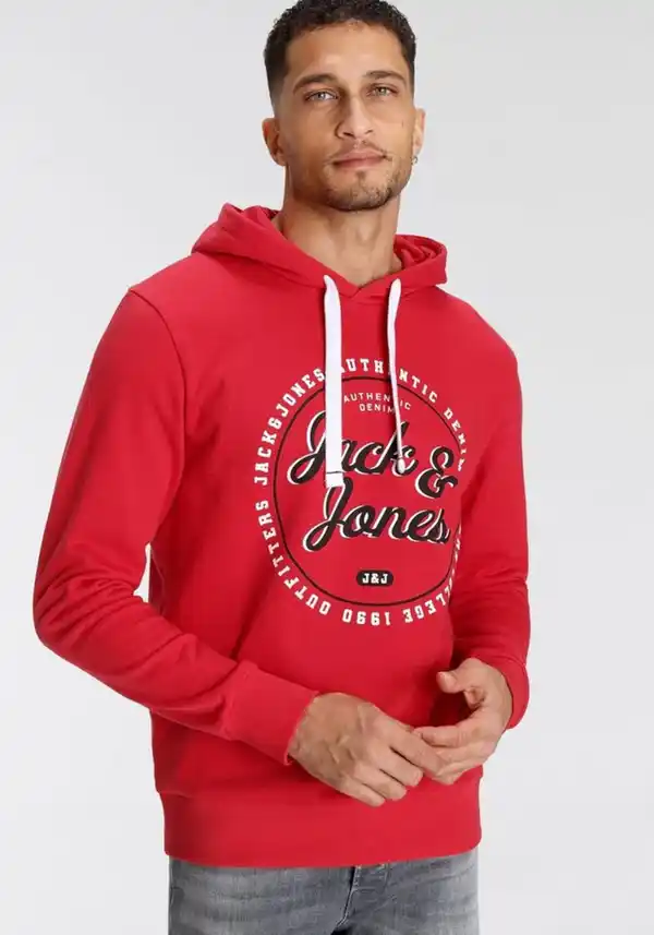 Bild 1 von Jack & Jones Kapuzensweatshirt JJ JJANDY SWEAT HOOD, Rot