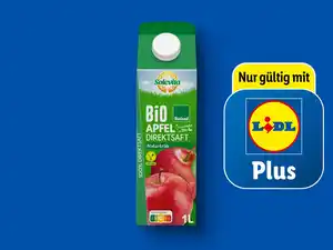 Bioland Apfel Direktsaft, naturtrüb,  1 l