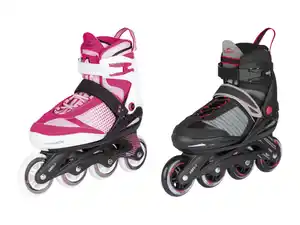 CRIVIT Inlineskates, patentierte Weiten- und Längeneinstellung