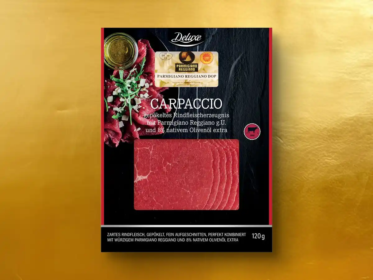Bild 1 von Deluxe Carpaccio vom Rind,  120 g