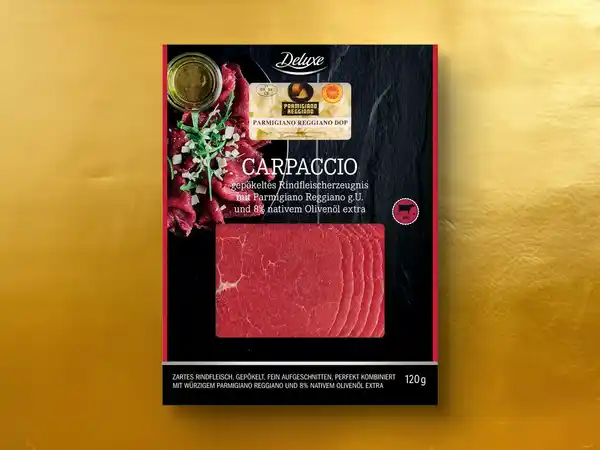 Bild 1 von Deluxe Carpaccio vom Rind,  120 g