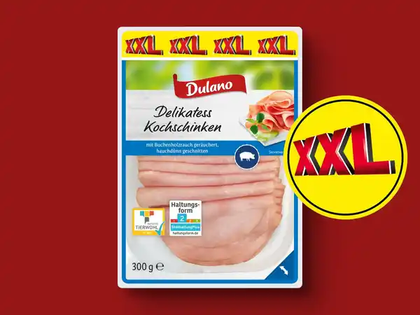 Bild 1 von Dulano Delikatess Kochschinken/Putenbrust XXL,  300 g