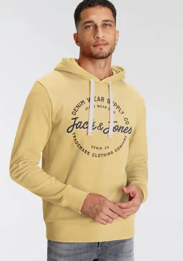 Bild 1 von Jack & Jones Kapuzensweatshirt JJ JJANDY SWEAT HOOD, Gelb