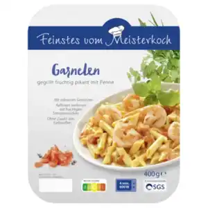 Feinstes vom Meisterkoch Garnelen mit Penne