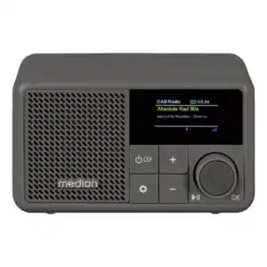 Medion Dab+ Tiny Radio (Md44822), grau